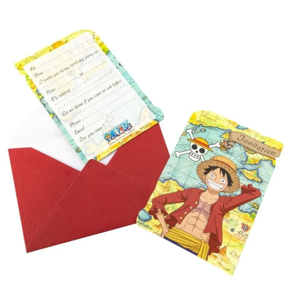 One Piece Invitasjoner 8 stk