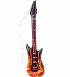 Oppblåsbar gitar Flames 105 cm