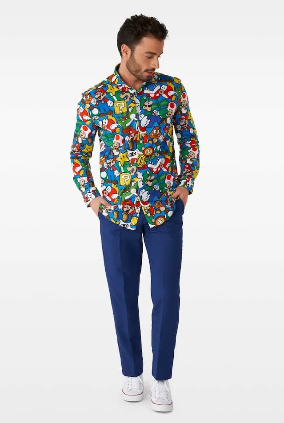 OppoSuit Skjorte Super Mario