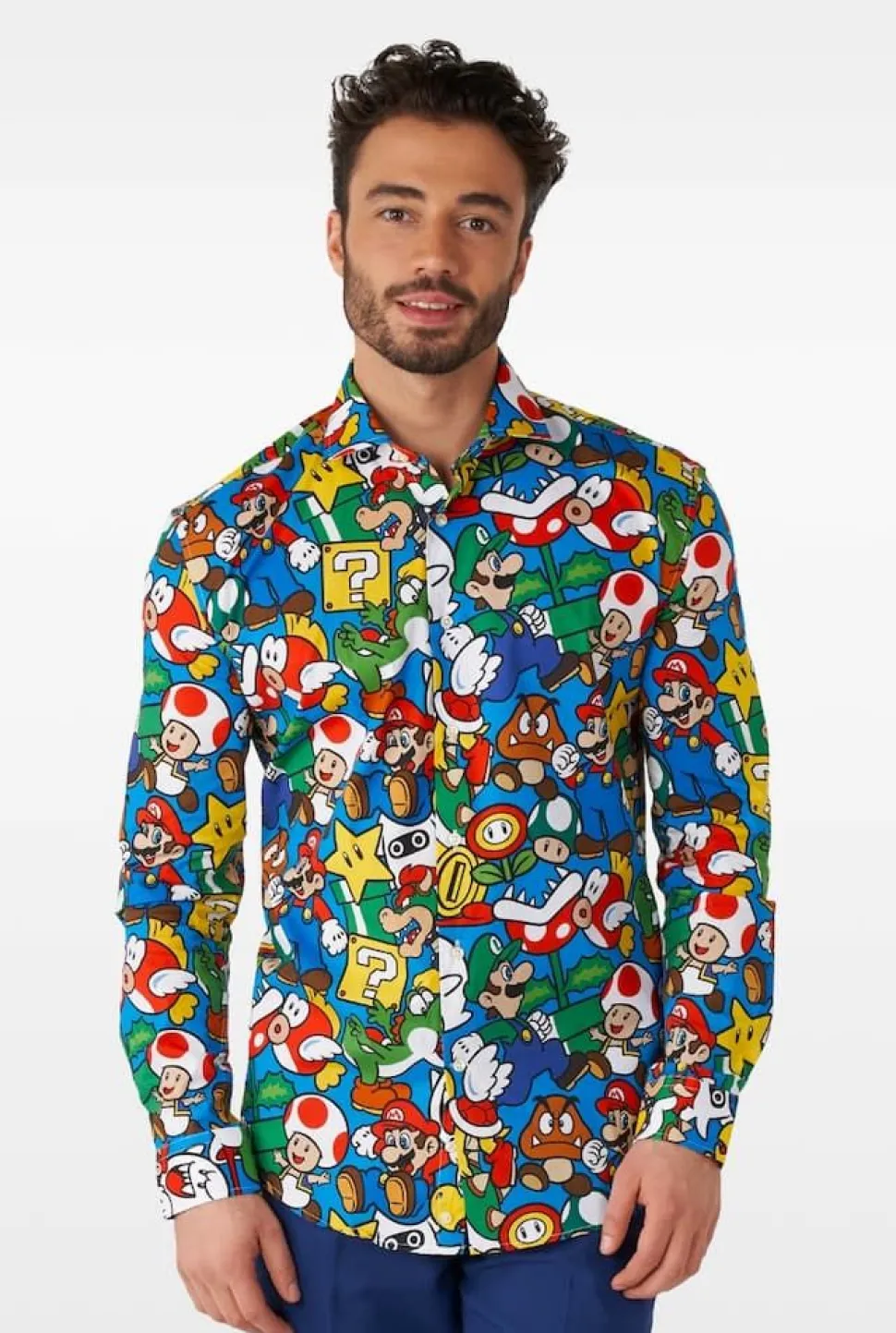 OppoSuit Skjorte Super Mario