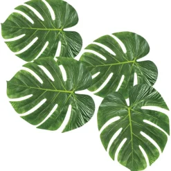 Palmeblad dekorasjoner, 4 stk.