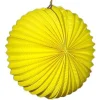 Papirlykt, gul kule