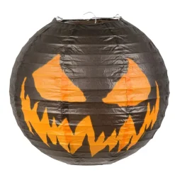 Papirlykt skummelt gresskar 25cm