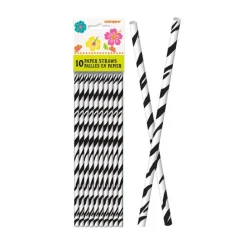 Papirsugerør, zebrastriper