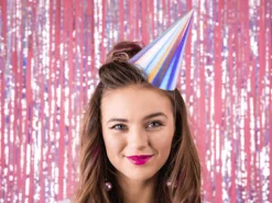 Partyhatter Iridescent, 6 stk