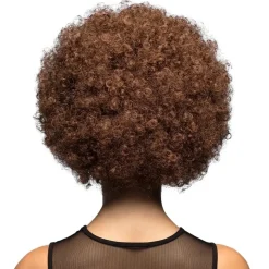 Parykk Afro Brun