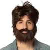 Parykk Dude Brun
