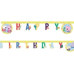 Peppa Gris Happy Birthday Girlander