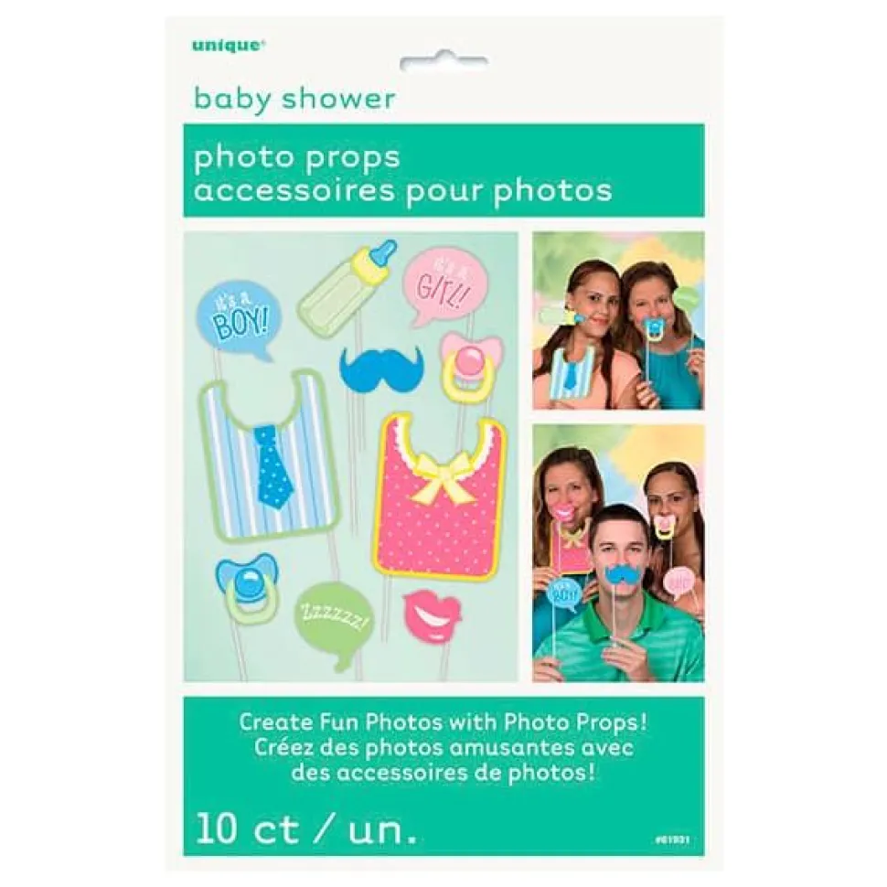 Photo Props, Baby shower, 10 stk.