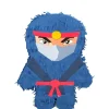 Piñata Blå Ninja