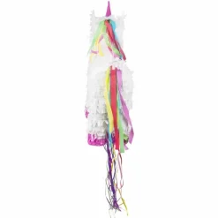 Piñata Pull Enhjørning Hvit