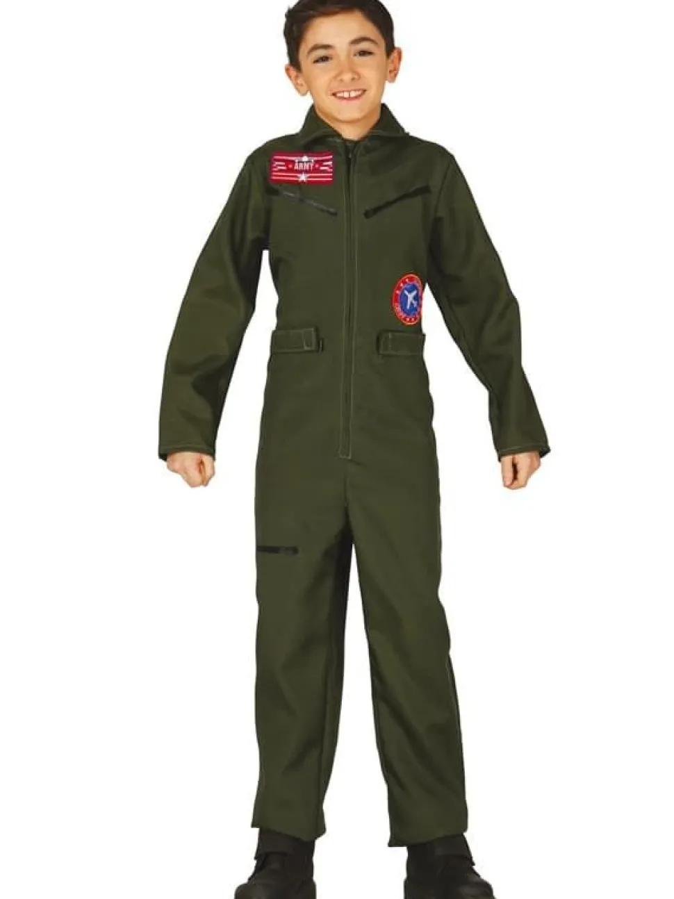 Pilotdress barnekostyme