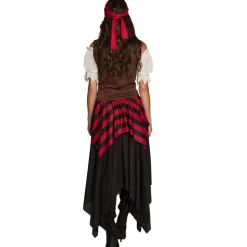 Piratkostyme Tornado til dame