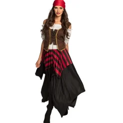 Piratkostyme Tornado til dame