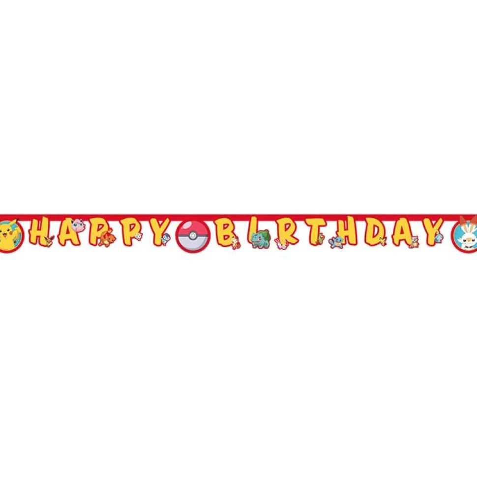 Pokemon Happy Birthday banner
