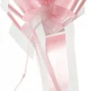 Pull Bow Sløyfe m/tyll Lys Rosa, ca 25 cm