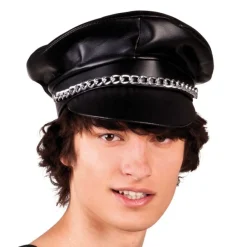 Punker-cap, sort