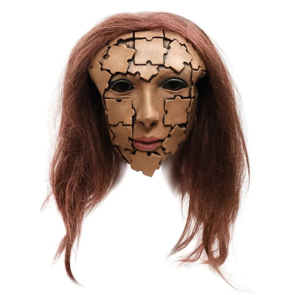 Puslespill dame maske