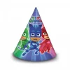 Pyjamasheltene Partyhatter, 6 stk
