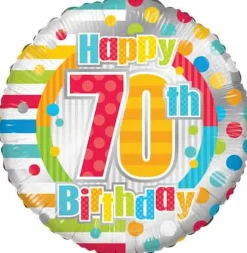 70 År Folieballong