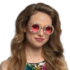 Rosa Hippie Briller Crystal