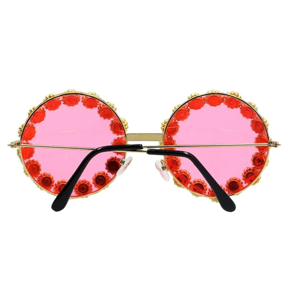 Rosa Hippie Briller Crystal