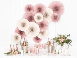 Rosetter Beige, 3 stk