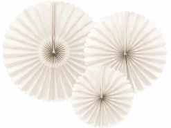 Rosetter Beige, 3 stk