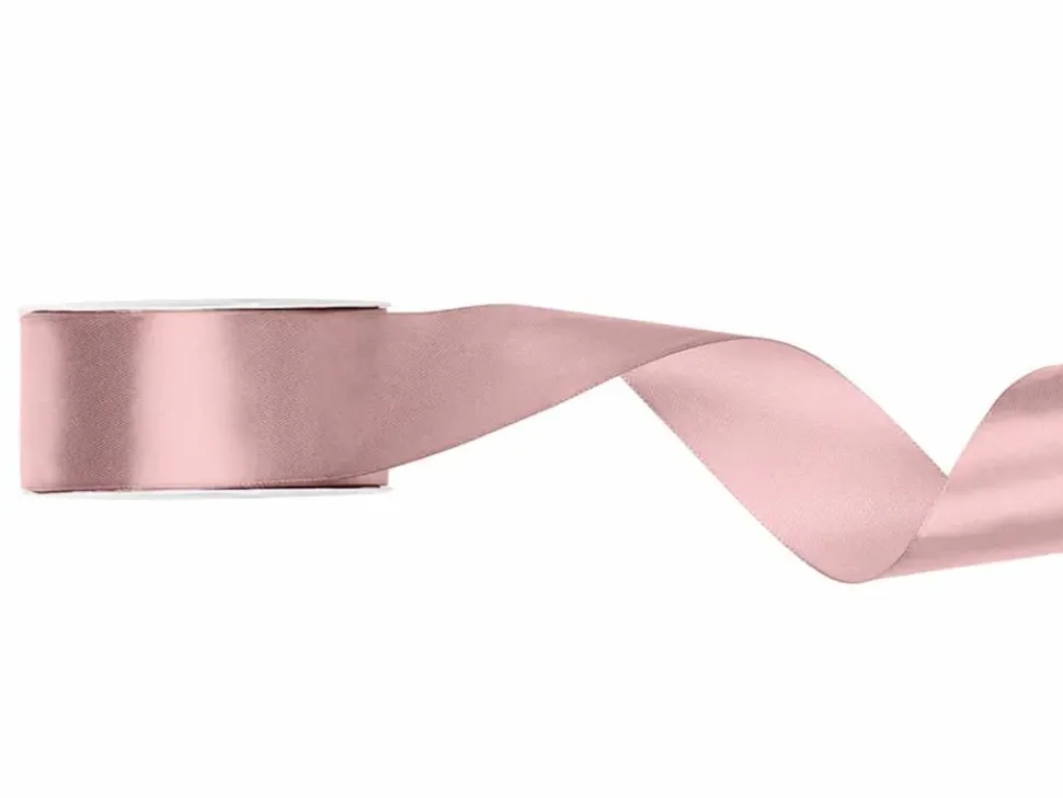 Satengbånd Lys Rosa 25 mm x 25 m