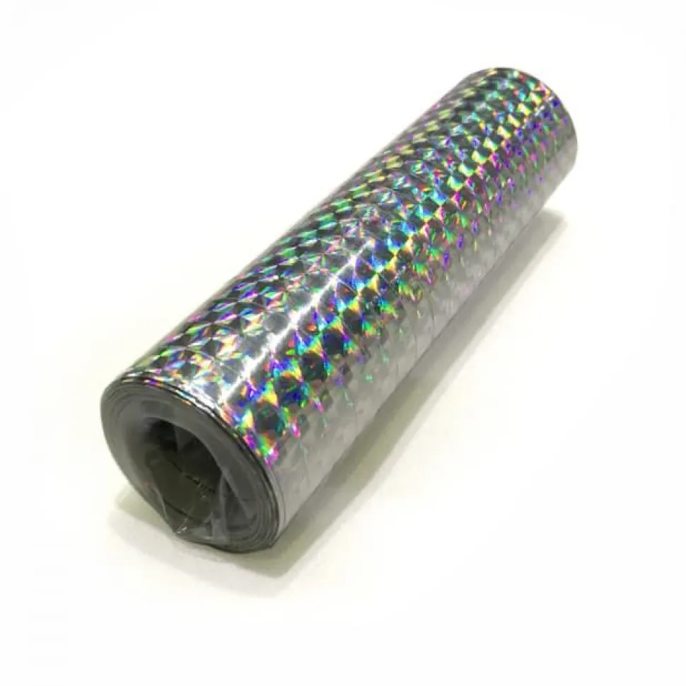 Serpentiner Holografisk Sølv