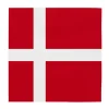 Servietter Danske flagg, 20 stk