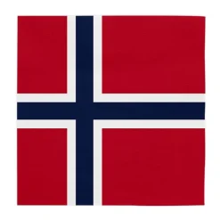 Servietter Norske flagg, 20 stk