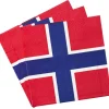 Servietter Norske Flagg, 20 stk