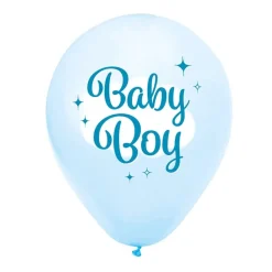 Skyer Baby Boy Ballonger, 8 stk.