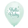 Skyer Hello Baby ballonger, 8 stk.