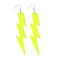 80s Neon Gule UV Flash øredobber