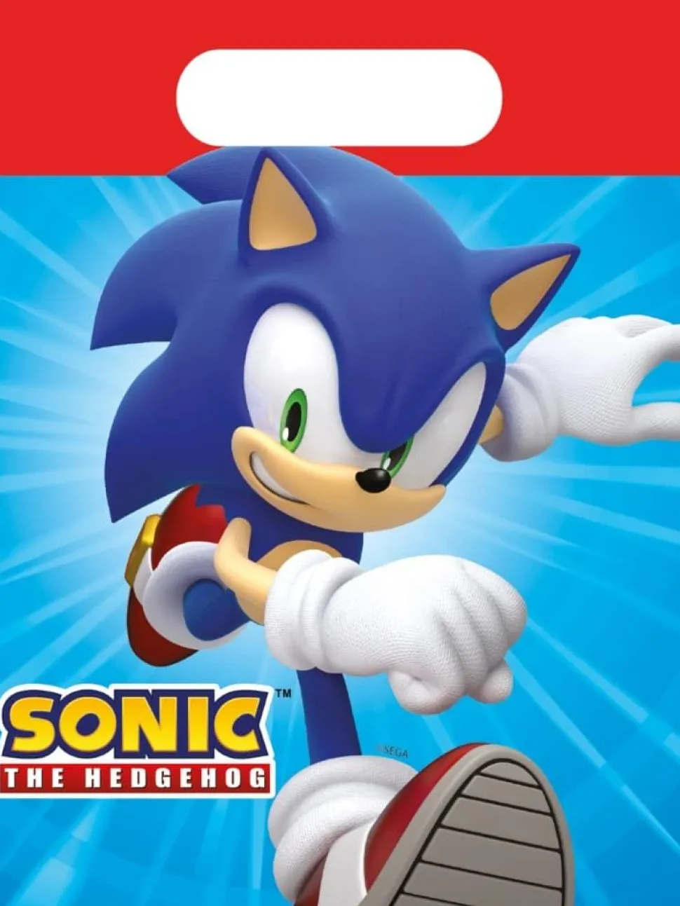 Sonic Godteposer i papir, 4 stk