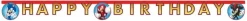 Sonic Happy Birthday Banner 2m
