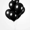 Sorte Ballonger, 30 cm, 10 stk