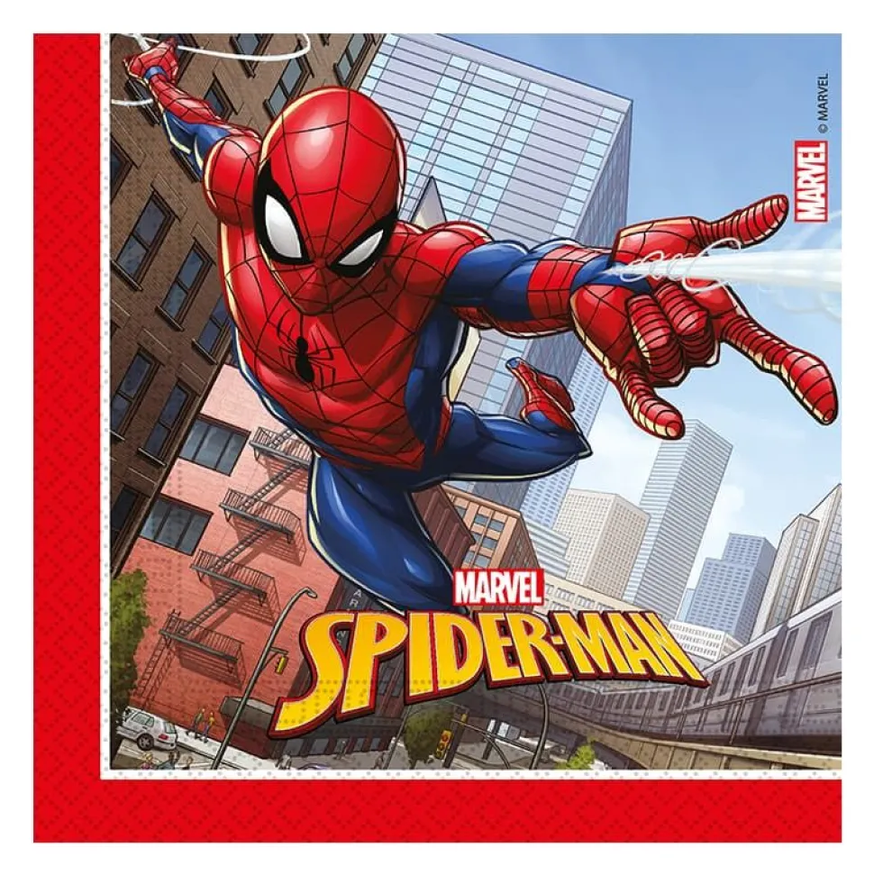 Spiderman Crime Fighter Servietter 20 stk