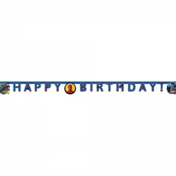 Spiderman Happy Birthday Girlander