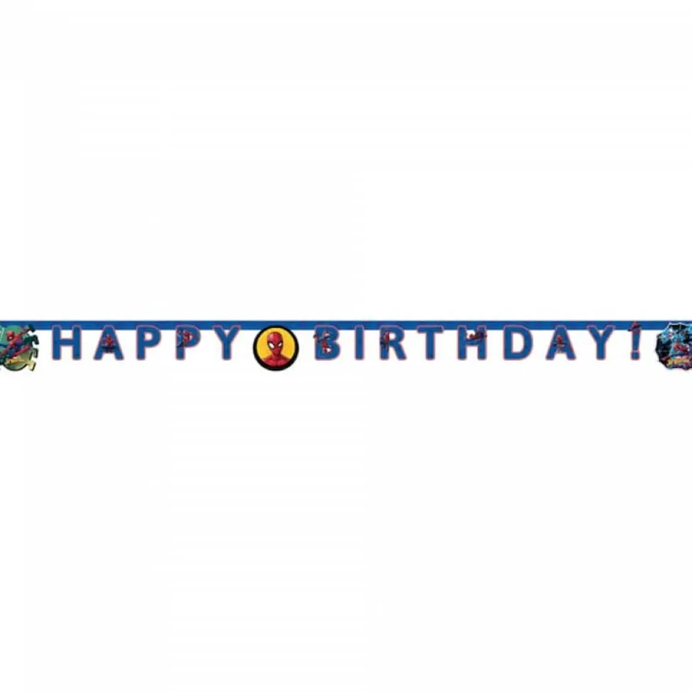 Spiderman Happy Birthday Girlander