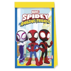 Spidey Godteposer i papir, 4 stk