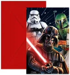 Star Wars Galaxy Invitasjoner 6 stk