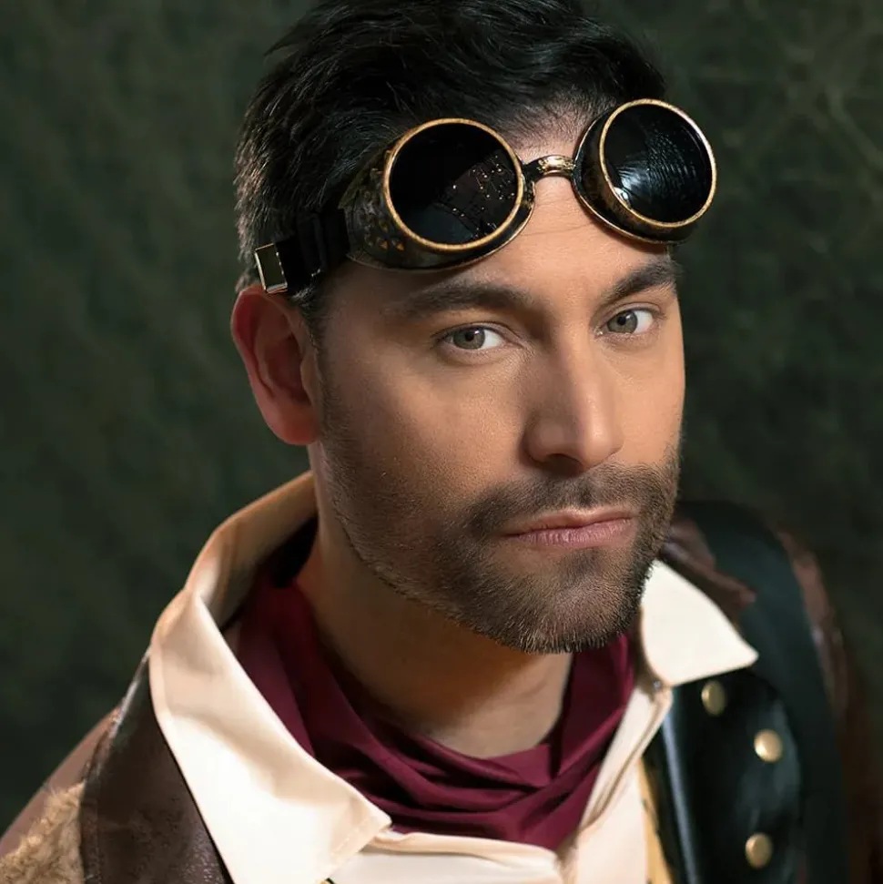Steampunk Messing Briller