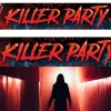 Stoffbanner Killer Party, 290 x 50 cm