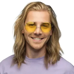 Store Gule Hippie Briller