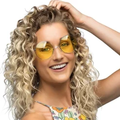 Store Gule Hippie Briller