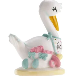 Stork Babyshower Kakefigur, 10 cm