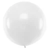 Stor pastellhvit ballong, 1m